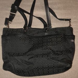 SALE - Black big coach purse